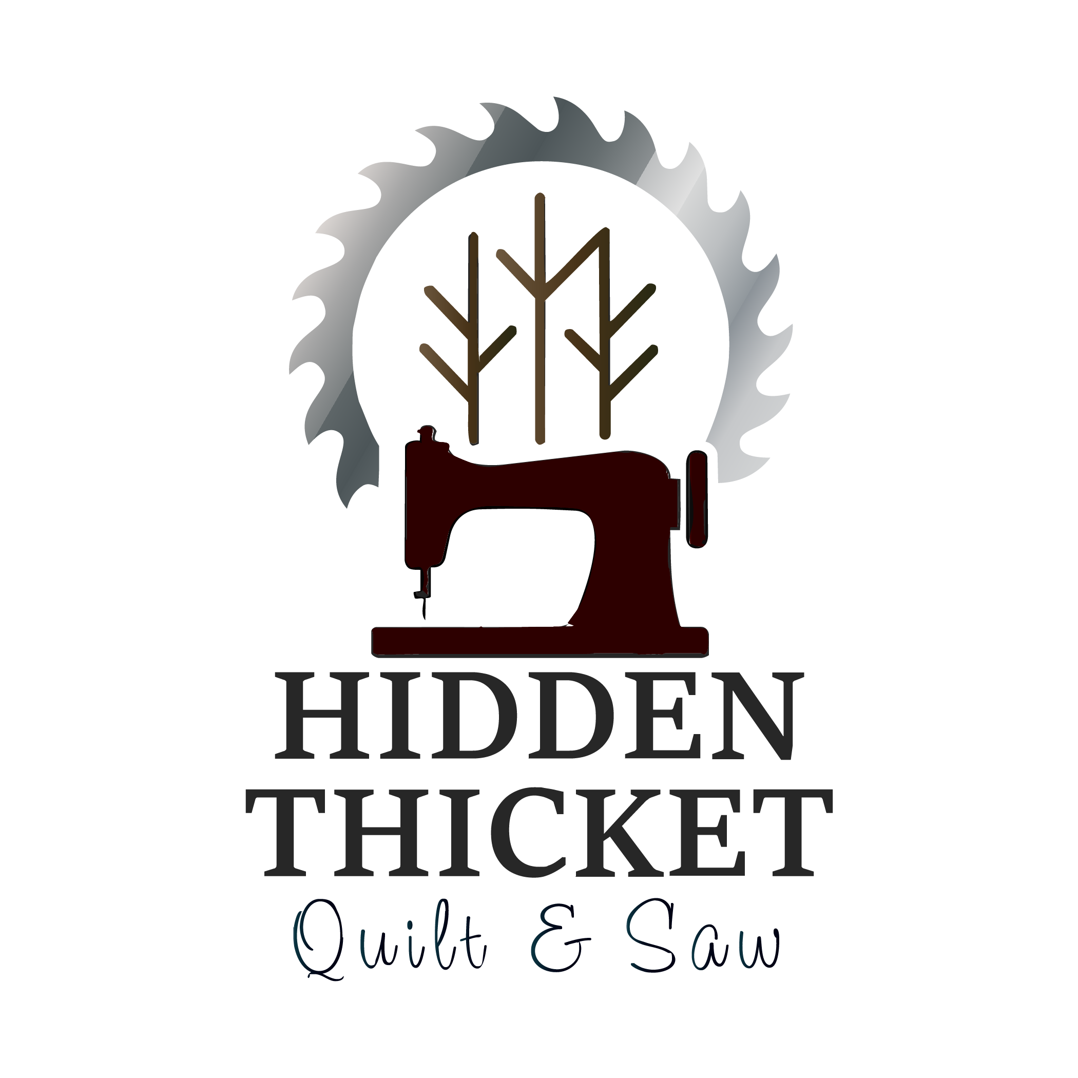 Hidden Thicket Quilt & Saw logo